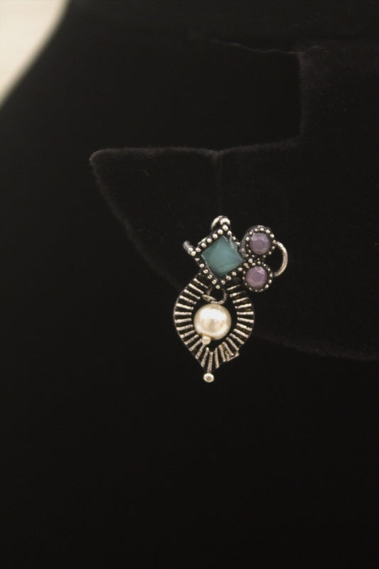 "Oxidised Jewellery Necklace & Earring Set" Product code - 6196