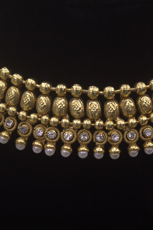"Antique Gold-Plated Necklace" Product code - 6170