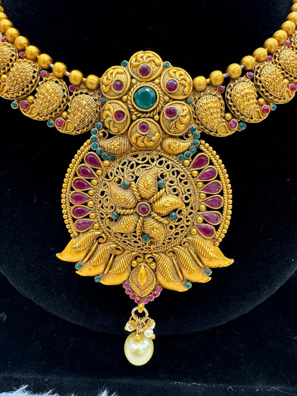 "Lakshmi Temple Choker" Product Code - 6181
