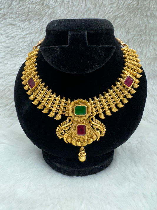 "Ruby Emerald Temple Set" Product Code - 6183