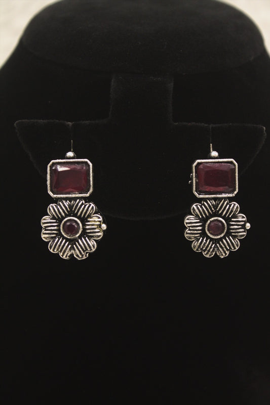 "Oxidised Jewellery Necklace & Earring Set" Product code - 6192