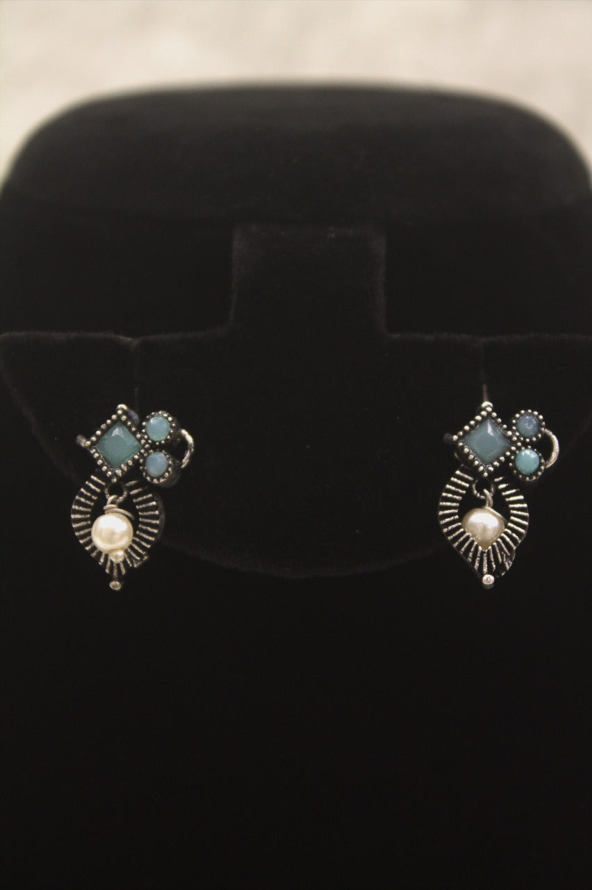 "Oxidised Jewellery Necklace &amp; Earring Set" Product code - 6193