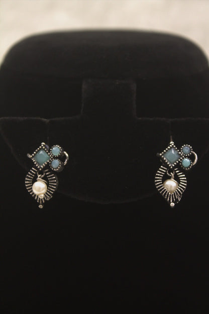 "Oxidised Jewellery Necklace &amp; Earring Set" Product code - 6193