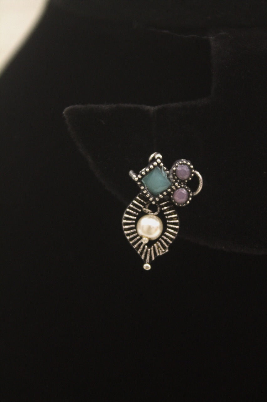 "Oxidised Jewellery Necklace &amp; Earring Set" Product code - 6196