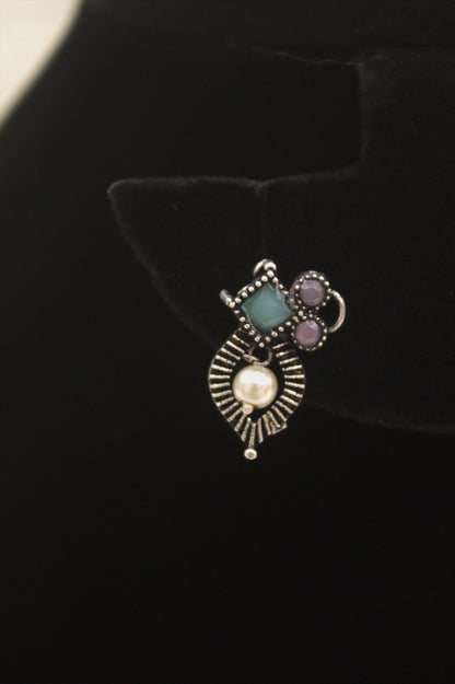 "Oxidised Jewellery Necklace &amp; Earring Set" Product code - 6196