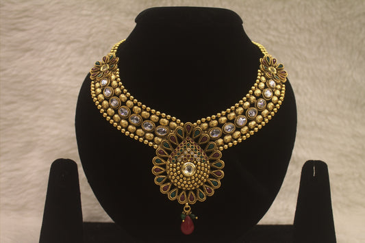 "Antique Gold-Plated Necklace" Product code - 6180