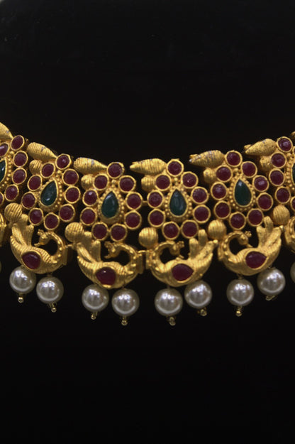 "Antique Gold-Plated Necklace" Product code - 6174