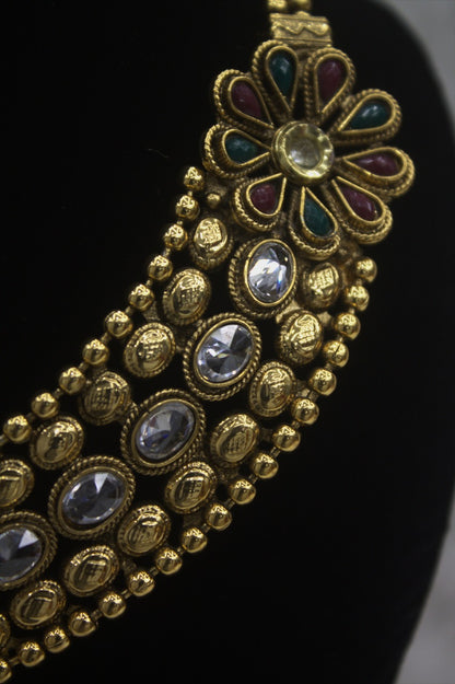 "Antique Gold-Plated Necklace" Product code - 6180