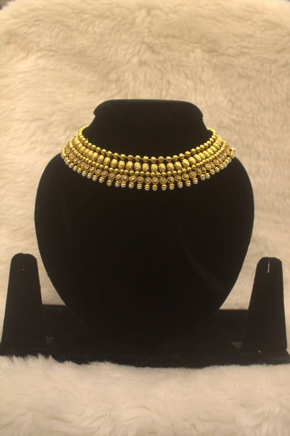 "Antique Gold-Plated Necklace" Product code - 6170