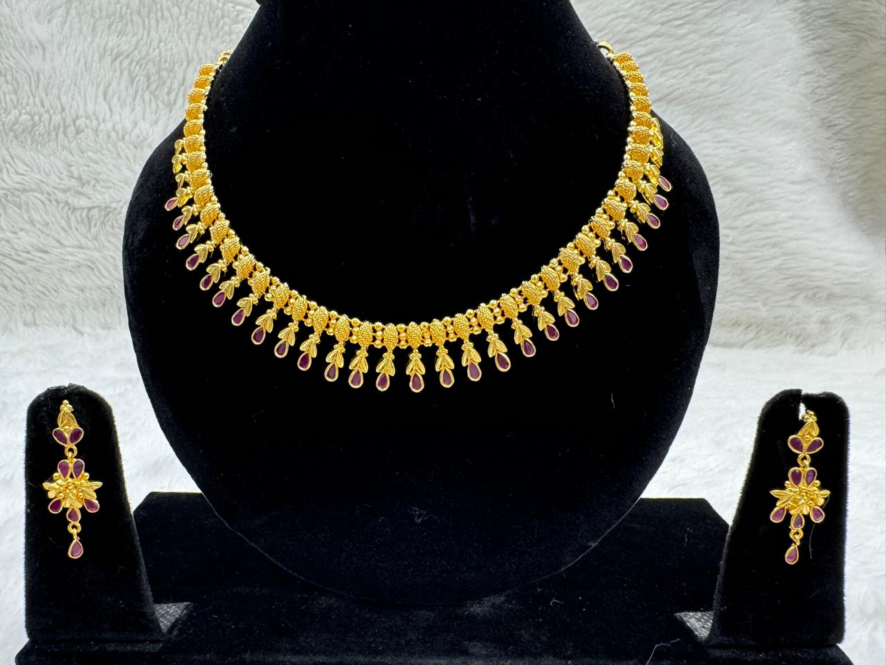 "Antique Gold-Plated Necklace" Product code - 6770