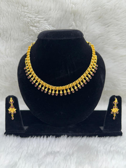 "Antique Gold-Plated Necklace" Product code - 6770