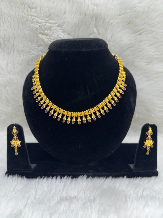 "Antique Gold-Plated Necklace" Product code - 6770