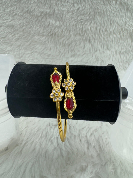 "Gold-Plated with Ruby Bracelet" Product code - 6451