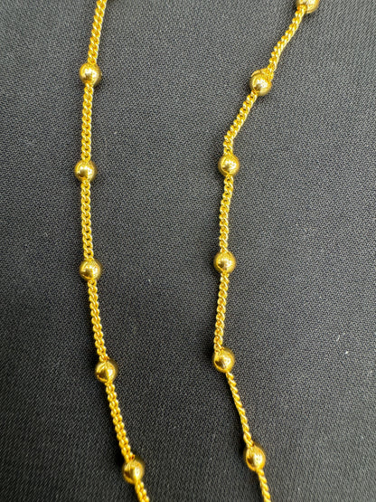 "Elegant Gold Anklet" Product code - 6303