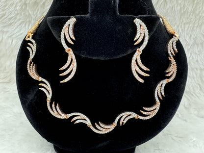 "Radiant Wave Diamond Set" Product Code - 6046
