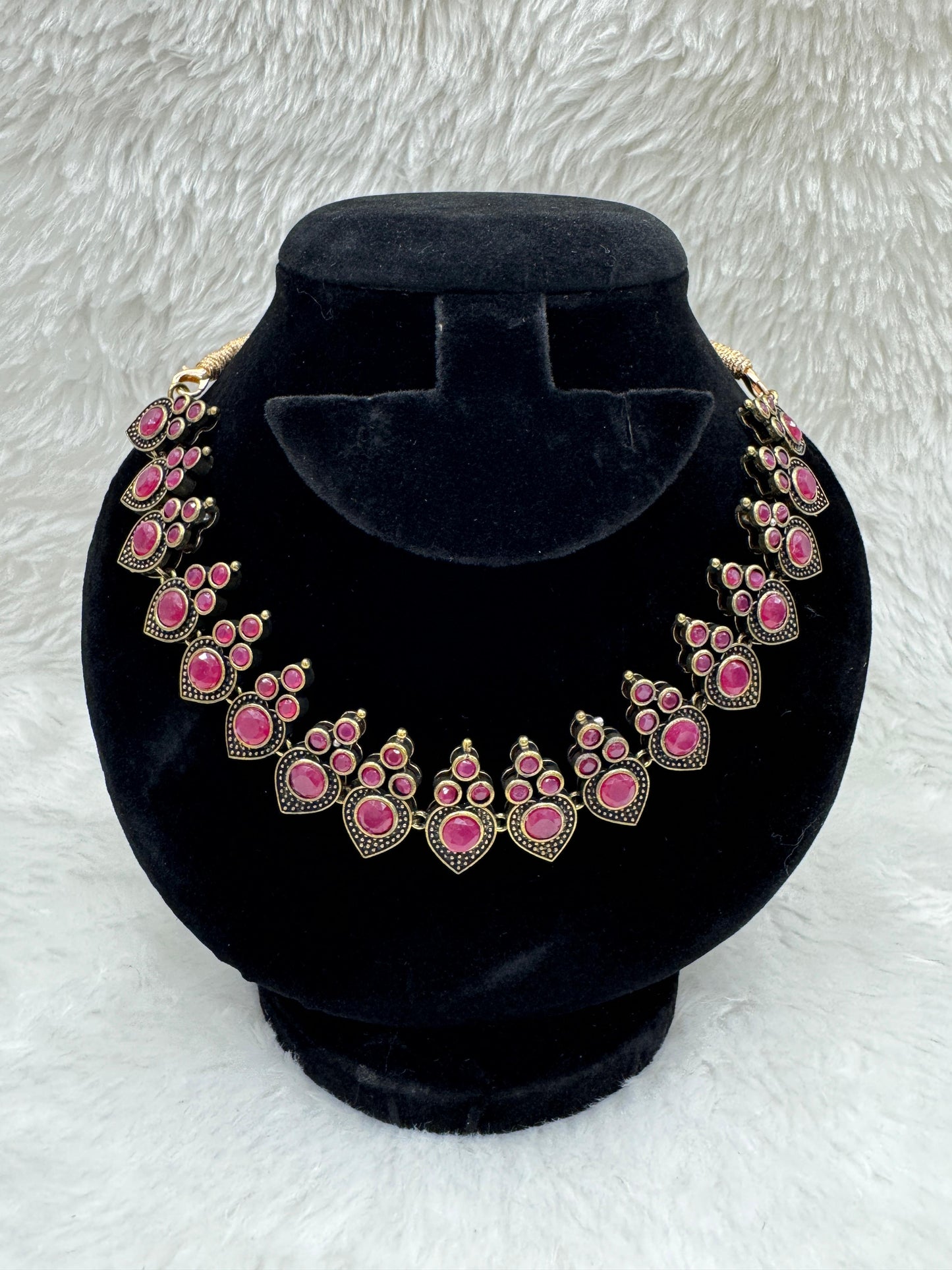 Ruby Royale Necklace Set - product code 6198