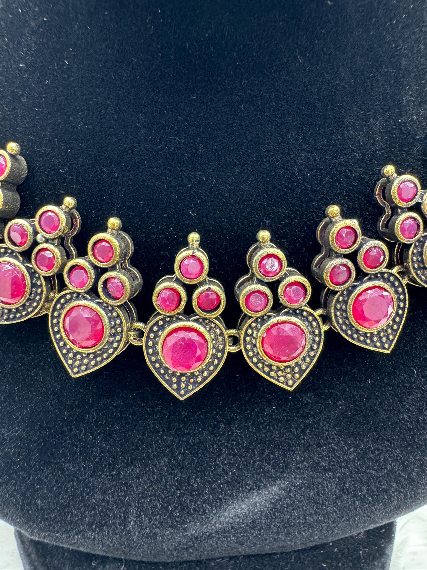 Ruby Royale Necklace Set - product code 6198
