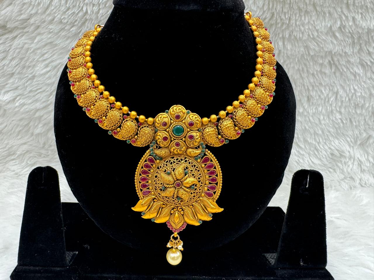 "Lakshmi Temple Choker" Product Code - 6181