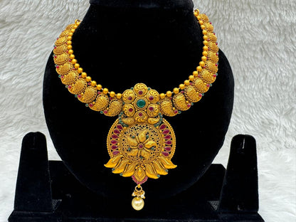 "Lakshmi Temple Choker" Product Code - 6181