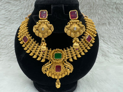 "Ruby Emerald Temple Set" Product Code - 6183