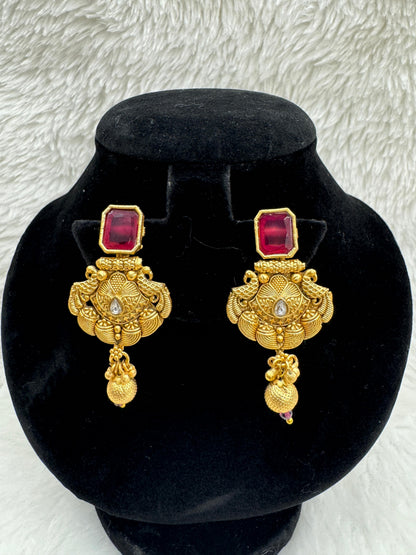 "Ruby Emerald Temple Set" Product Code - 6183