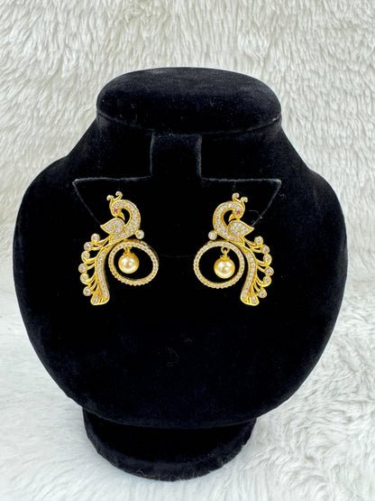 "Gold Stone Necklace & Earring Set" Product code - 6189