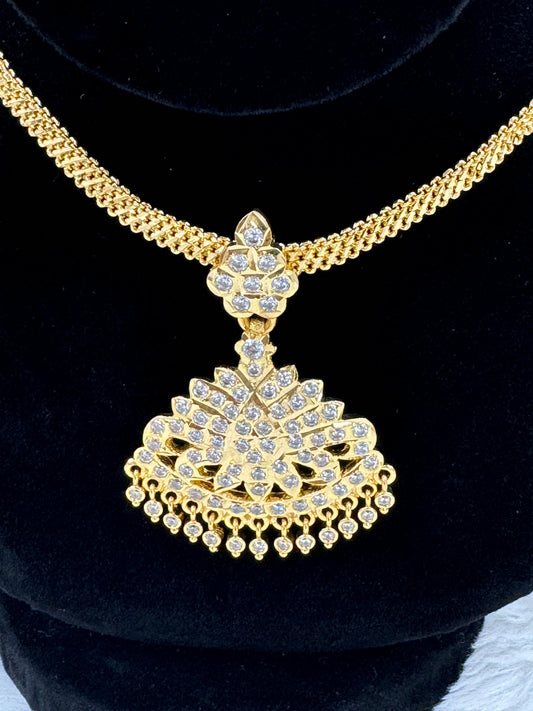 "Antique Gold-Plated Necklace" Product code - 6605