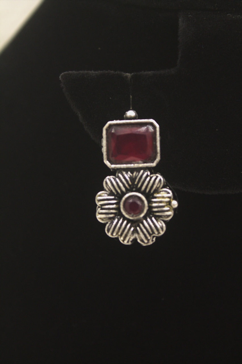 "Oxidised Jewellery Necklace &amp; Earring Set" Product code - 6192