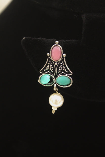 "Oxidised Jewellery Necklace &amp; Earring Set" Product code - 6194