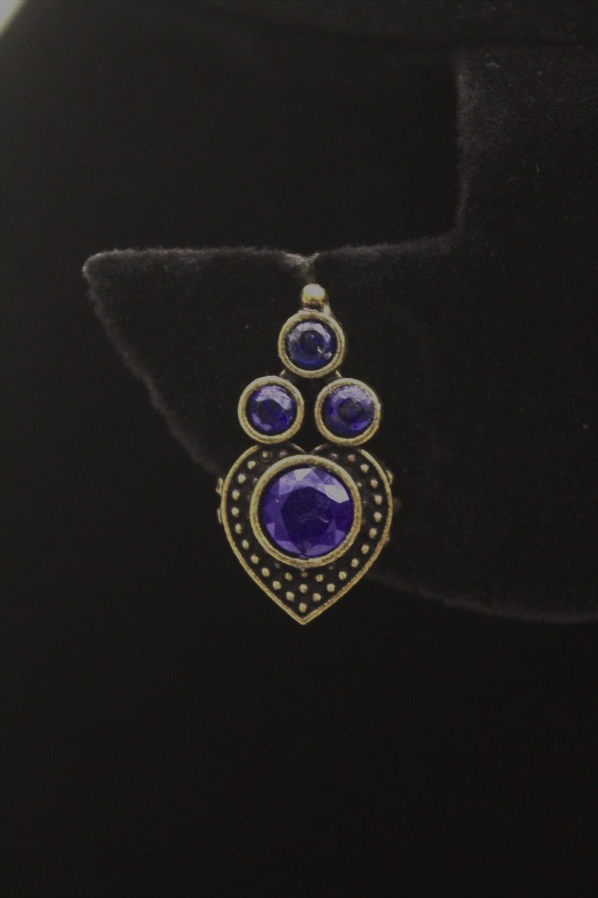 "Oxidised Jewellery Necklace & Earring Set" Product code - 6197