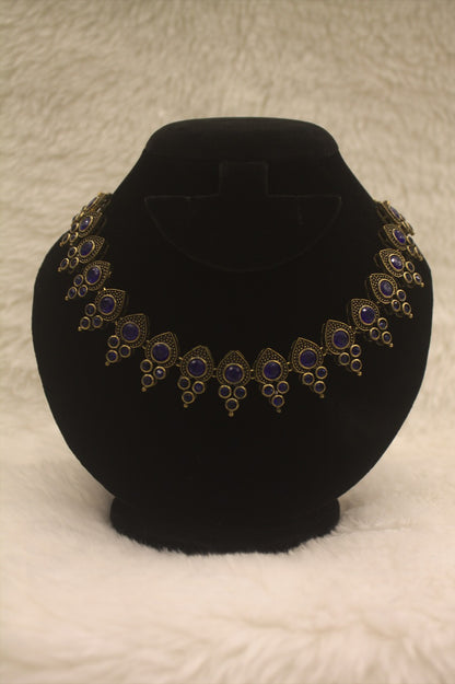 "Oxidised Jewellery Necklace & Earring Set" Product code - 6197