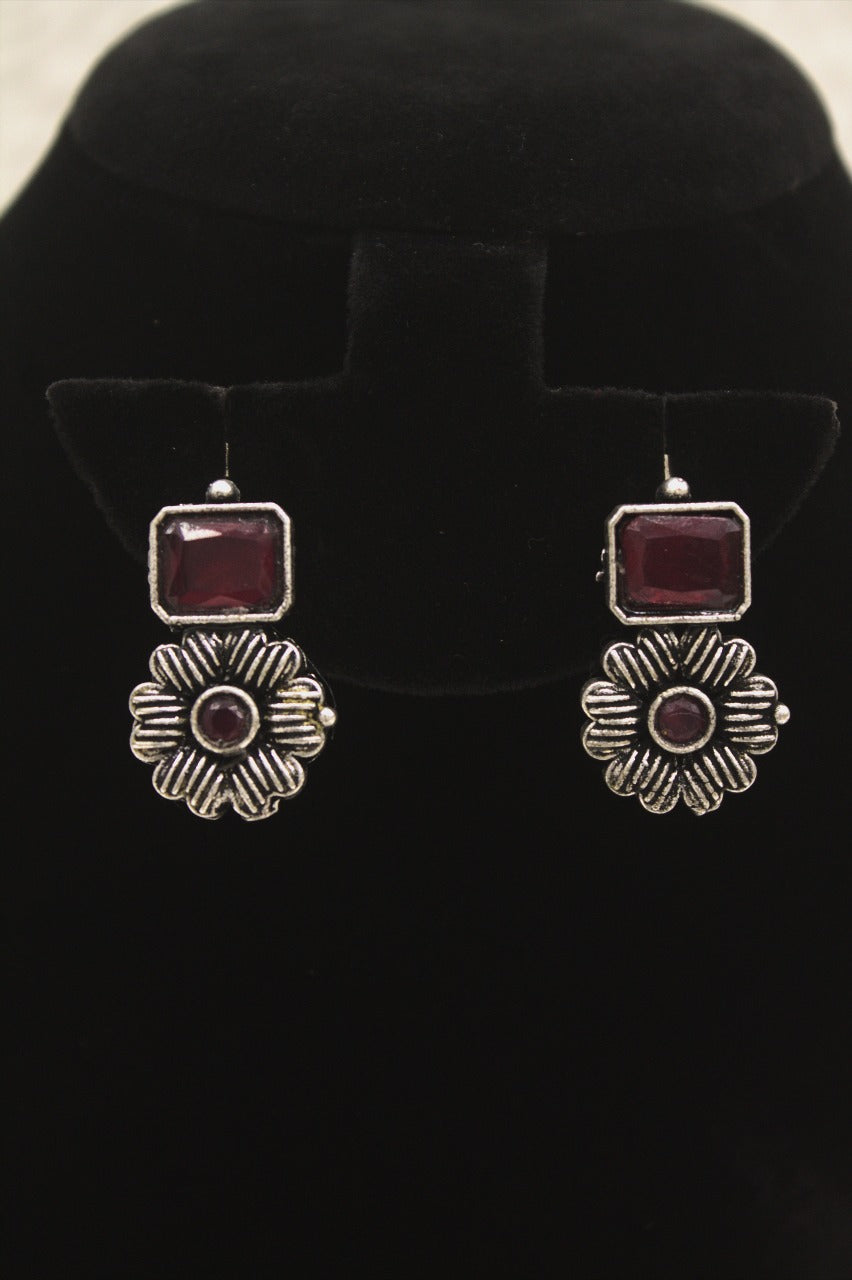 "Oxidised Jewellery Necklace &amp; Earring Set" Product code - 6192