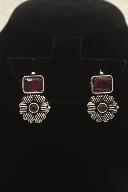 "Oxidised Jewellery Necklace &amp; Earring Set" Product code - 6192