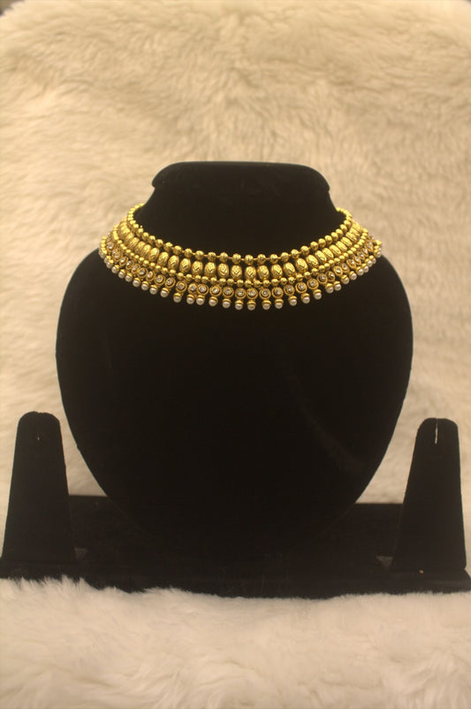 "Antique Gold-Plated Necklace" Product code - 6169