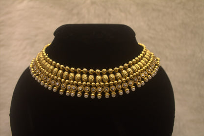 "Antique Gold-Plated Necklace" Product code - 6169