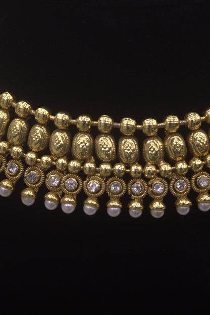 "Antique Gold-Plated Necklace" Product code - 6169