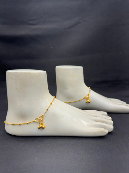 "Elegant Gold Anklet" Product code - 6303