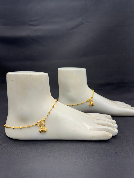 "Elegant Gold Anklet" Product code - 6303