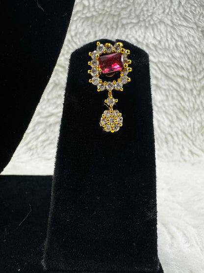 Elegant stone Necklace Set Lightweight Bridal wear and -9450