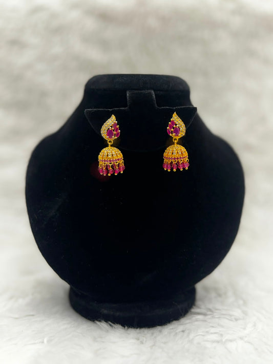 Elegance-The style Jhumka set - 7254