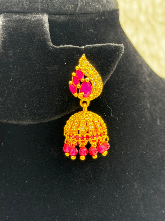 Elegance-The style Jhumka set - 7254