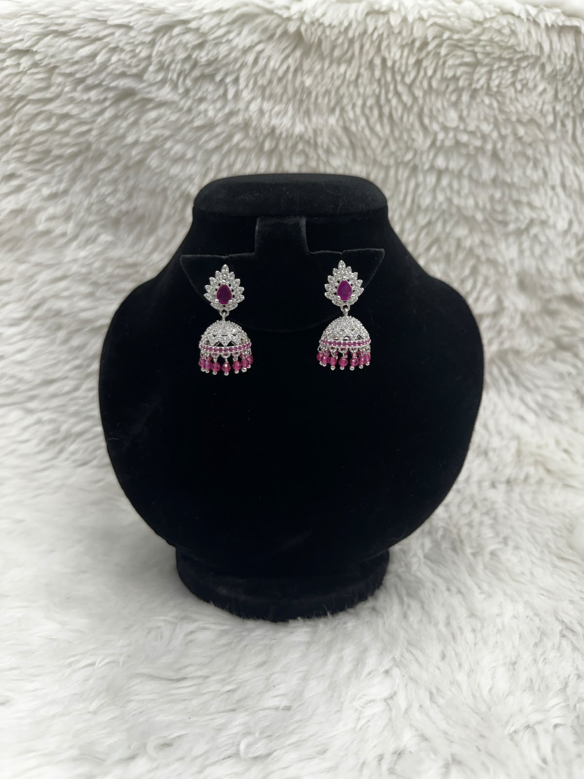 ElegantDiamond style Jhumka set -7247