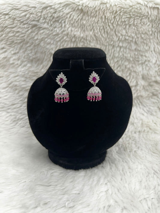 ElegantDiamond style Jhumka set -7247