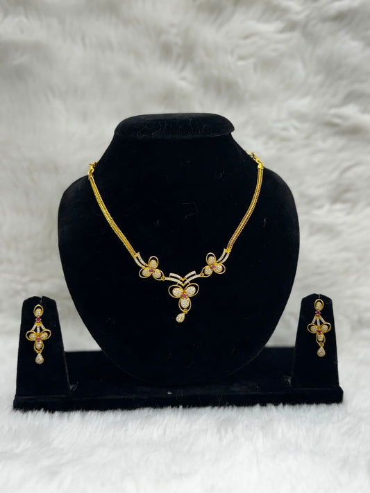 Elegant Diamond style  Neckset -7291