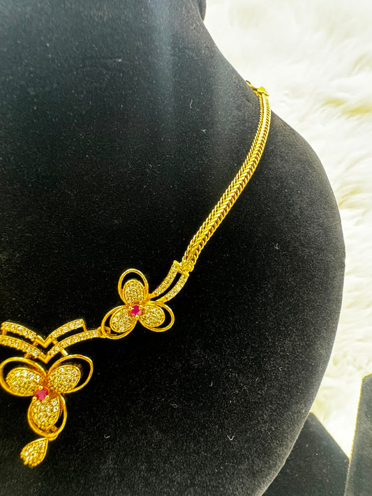 Elegant Diamond style  Neckset -7291