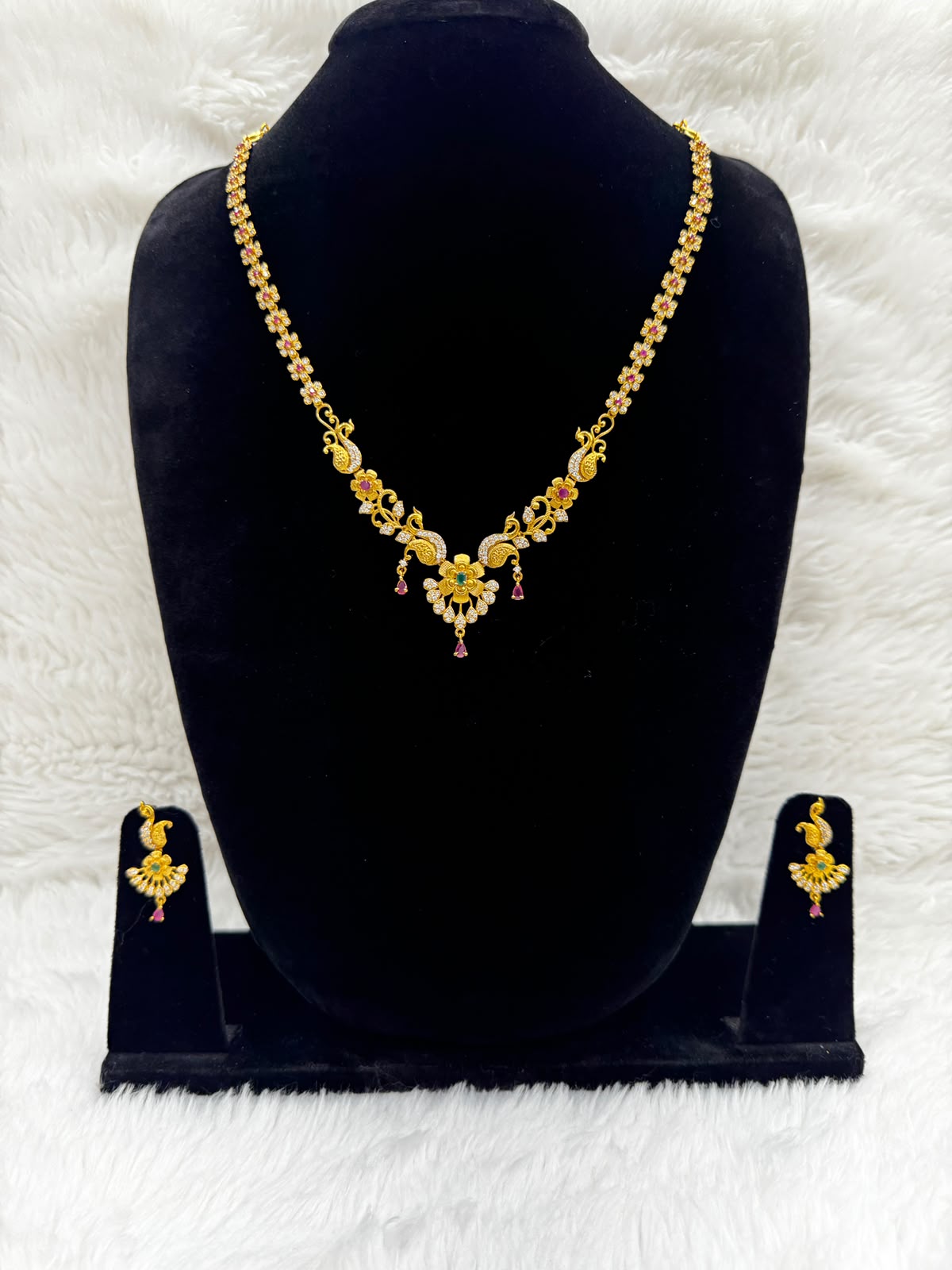 Elegant Golden Haaram -7002