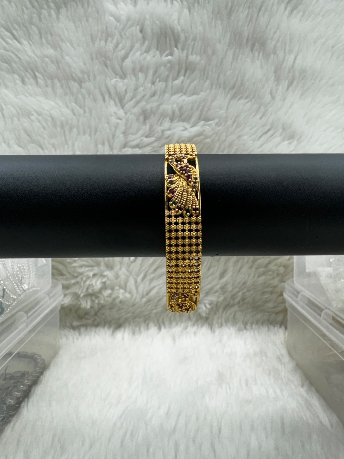 Elegant Gold-Tone Bangle- 7495