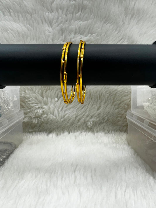 Elegant Gold-Tone Floral style and classic gold -6650