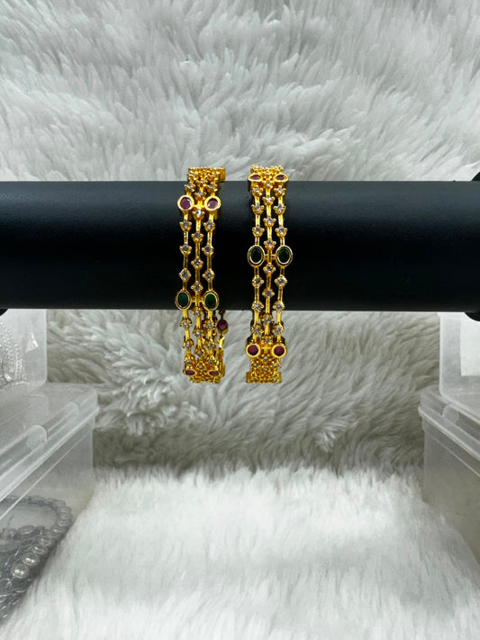 Elegant Gold-Tone  finish bangle-6273