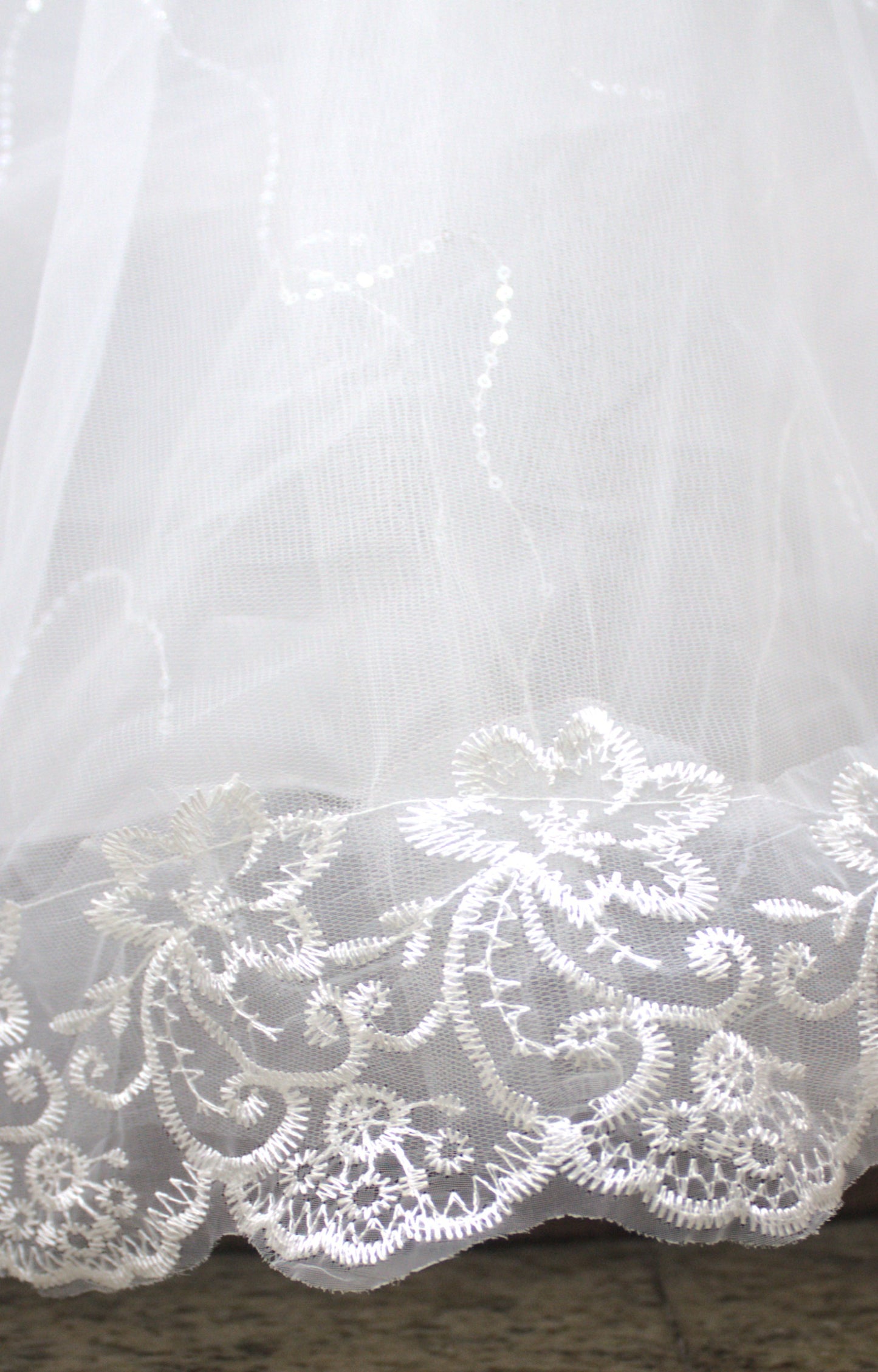 "Enchanted Blossom Off-Shoulder Ball Gown with Lace Appliqué-White Gown" Product code-2021